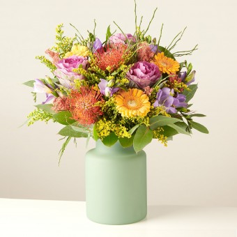 Cozy Bloom: Gerbere e Protea Cozy Bloom: Gerbere e Protea