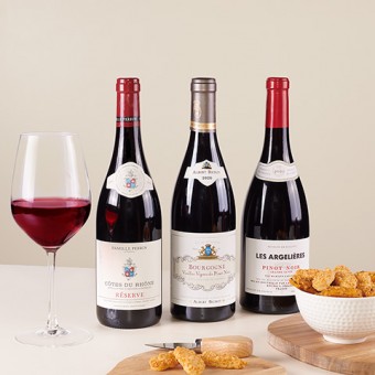 Red Triumvirate : Dégustation de 3 Vins Rouges