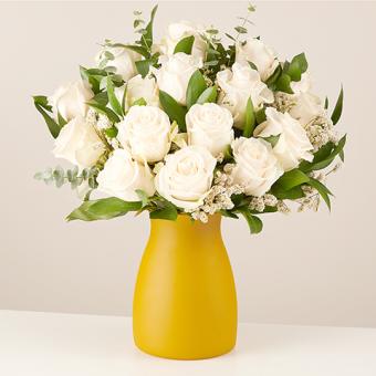 Classy Touch: Weiße Rosen