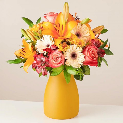 Product photo for Peach Flavour: Lilies and Roses