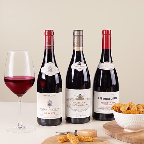 Product photo for Red Triumvirate: Selection of 3 Red Wines
