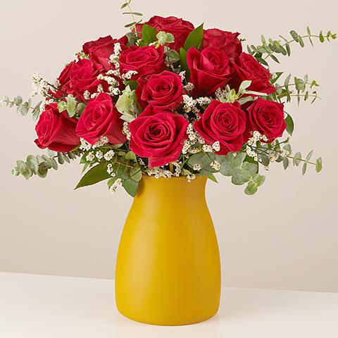Product photo for Classic Love: Rosas vermelhas