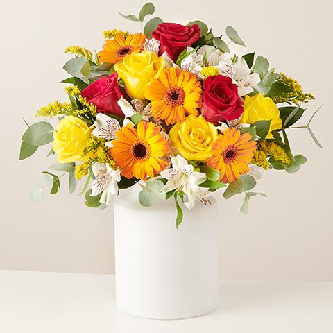 Floral  Energy  Mixed  Orange  Flowers - Flower Bouquets - Online Flower Delivery