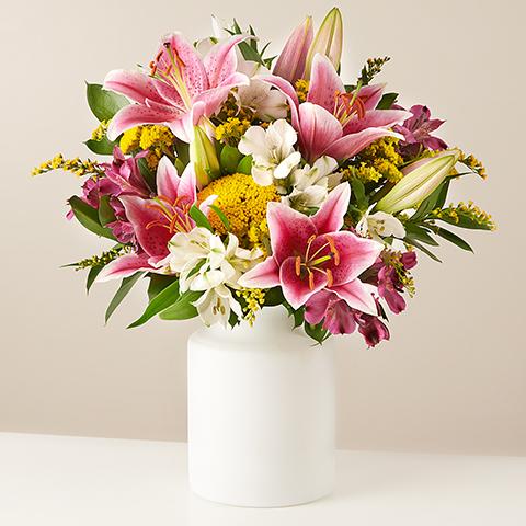 Product photo for Wild Side: Oriental Lilies and Alstroemerias
