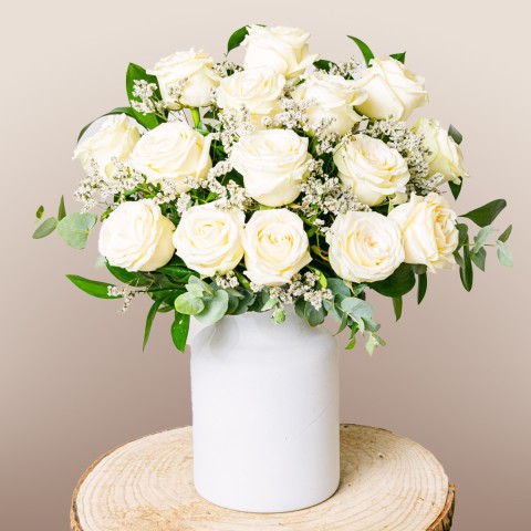 Image of Bouquet di Rose Bianche055